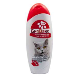 Шампунь Биовакс  для кошек короткошерстных 355мл*15