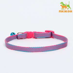 Ошейник для собак Волна нейлон 33см*1см цвет в ассортименте Пижон