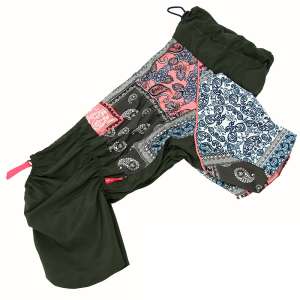 Дождевик для собак р18, спинка 36см Пэчворк хаки для девочек Formydogs