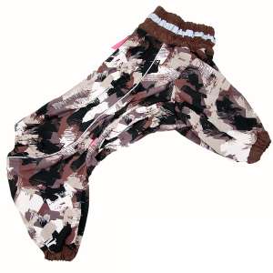 Дождевик для собак рС1, спинка 55см камуфляж коричневый для мальчиков Formydogs