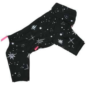 Костюм велюровый для собак р20, спинка 39см черный для девочек Formydogs