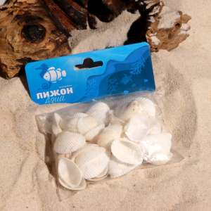 Ракушка декоративная Кардиум Элонгатум 2,5-3,5см 100г Пижон