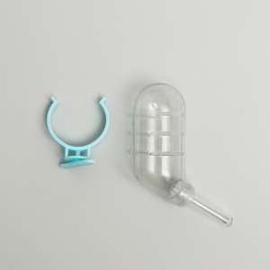 Поилка для грызунов с голубым креплением 60мл 