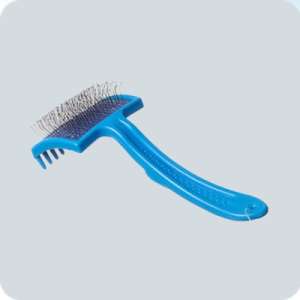 Пуходерка пластиковая б/капли средняя, средней жесткости Зооник