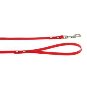 Поводок биотановый 1,2м*15мм красный Каскад снят с пр-ва