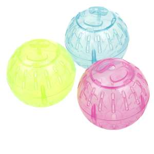 Игрушка для грызунов Шар прогулочный 10см микс цветов