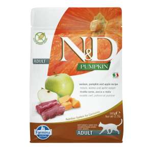 Фармина/Farmina N&D корм для кошек Оленина с яблоком и тыквой 300гр