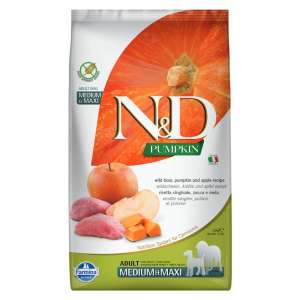 Фармина/Farmina N&D корм для собак средних и крупных пород Кабан с яблоком и тыквой 2,5кг
