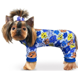 Пыльник Смайл рХL спинка 35-40см синий ZooTrend