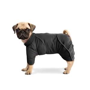 Дождевик для Мопса спинка 44см серый ZooTrend