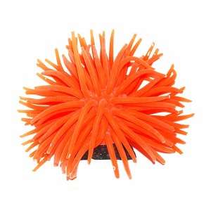 Коралл аквариумный разноцветные щупальца силиконовый 10см Уют