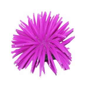 Коралл аквариумный разноцветные щупальца силиконовый 8*8*7см Уют