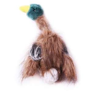 Игрушка для собак Утка пушистая с пищалкой текстиль YT40251 25*12см LION