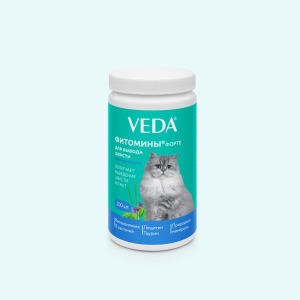 ФитоМины Форте для кошек для вывода шерсти  200таб. 100гр*30