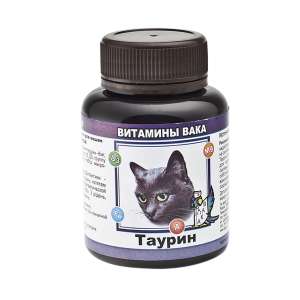 Вака витамины для кошек с Таурином 80таб для кошек