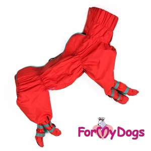 Дождевик для собак р20, спинка 39см красный Formydogs для собак