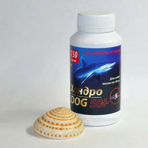 Хондро Дог для собак крупных пород 50+ 150 капс. /0,5гр на 50кг/