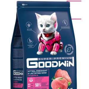 Гудвин/Goodwin для котят,беременных и кормящих кошек с индейкой, 400гр