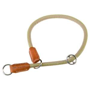 Ошейник-удавка Derby GS 10/35 эко-кожа с нейлон. шнуром, сизо-серый Ферпласт