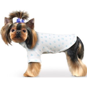 Футболка Инста рL спинка 29-32см голубая ZooTrend