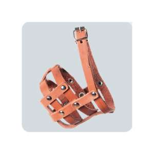 Намордник кож. №0 (пудель, мелкие породы) Зооник