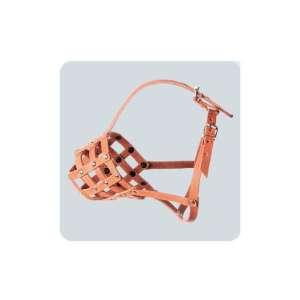 Намордник кож. №4 (нем. овчарка, восточно-европ. овч.) Зооник