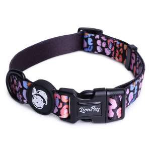 Ошейник для собак LionPets с рисунком из полиэстера  рS обхват 25-40см, ширина 2см LION для собак
