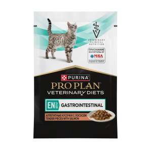 Про План/Pro Plan пауч 85гр корм для кошек Veterinary Diets EN ST/OX Gastrointestinal с рыбой для кошек