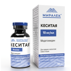 Кеситая 10 мг/мл, раствор для инъекций, 10 мл (ДВ Медетомидин)