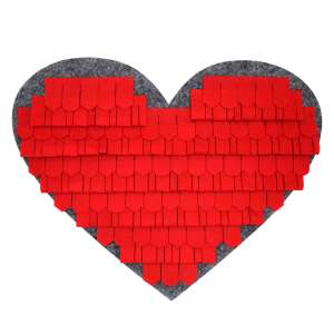 Игрушка для собак Коврик нюхательный Сердце 45*35см PETTO