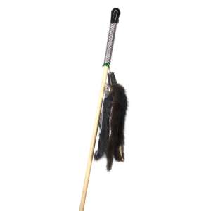 Игрушка для кошек дразнилка Мышиные хвосты норка натуральная цвет в ассортименте 50см GoSi для кошек