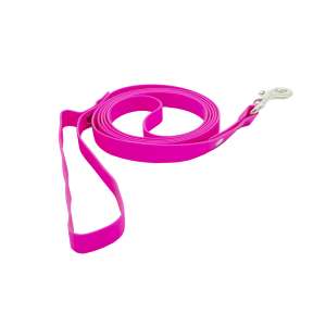 Поводок биотановый 2м*15мм матовый розовый Каскад