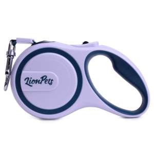 Поводок-рулетка LionPets (Серо-синий) PR8805-6 (Размер M длина 5 м)
