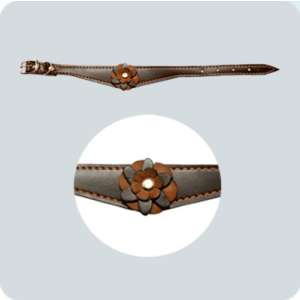 Ошейник фигурный с цветком 15мм/28-37см Зооник