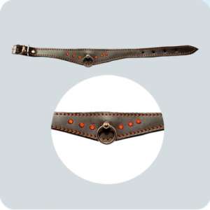 Ошейник фигурный со стразами 20мм/28-40см Зооник