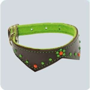 Ошейник фигурный со стразами 15мм/22-28см Зооник
