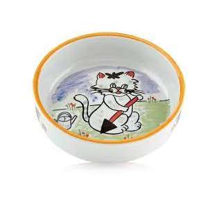 Миска для кошек фарфоровая Кошка 14см 275мл Beeztees