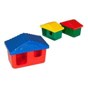 Домик для грызунов Zoo-M прозрачный малый 11см*8см*7см Дарэлл