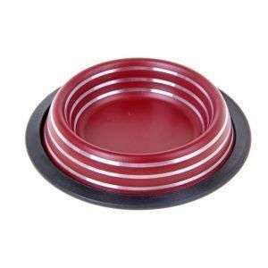 Миска металлическая нескользящая цветная матовая VM-2521 (А) 240мл