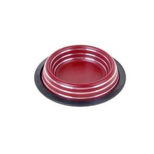 Миска металлическая нескользящая цветная матовая VM-2521 (В) 470мл