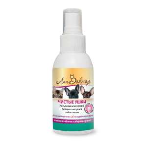 Лосьон гигиен Чистые ушки с пчелопродукт для ушей для собак/кошек 100мл*24