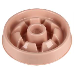 Миска для медленного поедания круглая Gear 21*4,5см розовая 400мл PetStandArt