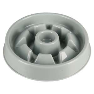 Миска для медленного поедания круглая Gear 21*4,5см голубая 400мл PetStandArt