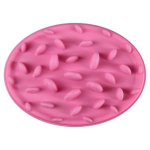 Миска для медленного поедания круглая Labyrinth 30*22,5*4см розовая 300мл PetStandArt