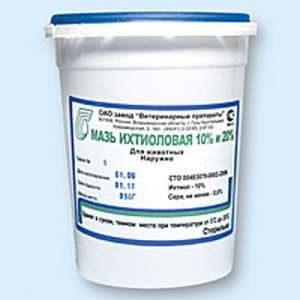 Ихтиоловая мазь 10% 800г*12