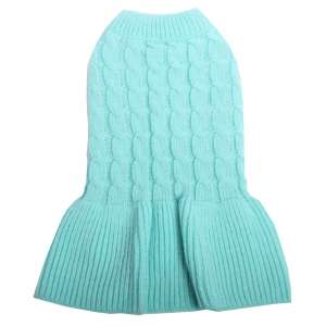 Свитер рL спинка 35см LMK-H58 голубой с юбкой LION для кошек