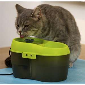 Автопоилка CatH2O с функцией гигиены полости рта зеленая 2л Feed-Ex