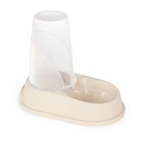 Автокормушка автопоилка ALTA для кошек и собак 1,5л бежевый Альтернатива