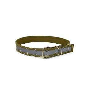 Ошейник для КРС и лошадей 45мм/1,2м 2 слоя брезент + светоотражающая лента ZooMoDa