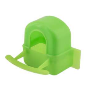 Кормушка для птиц малая закрытая в клетку 50мл Евро пластик Дарэлл